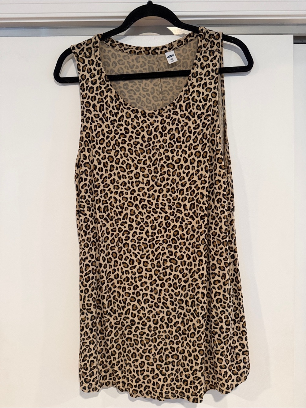 Old Navy Leopard Print Tank Top - Beige and Brown